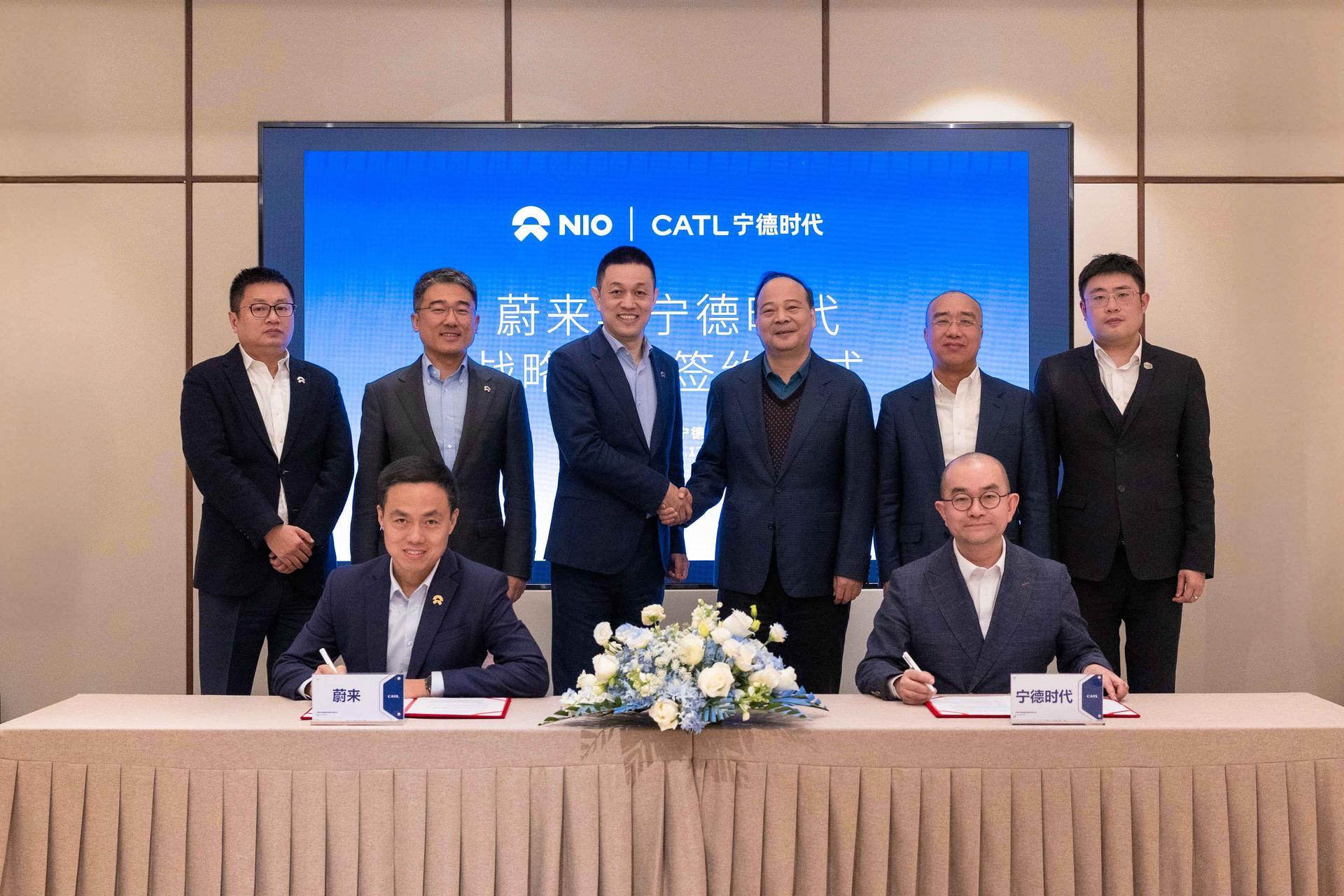 L'accord de partenariat stratégique a été signé cette semaine par des responsables de NIO et CATL à Ningde, dans la province du Fujian, en Chine.