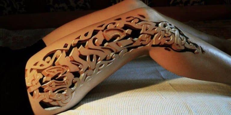 40 tatouages en relief super réalistes