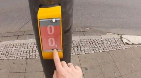 Actiwait, ping-pong passage piéton Allemagne