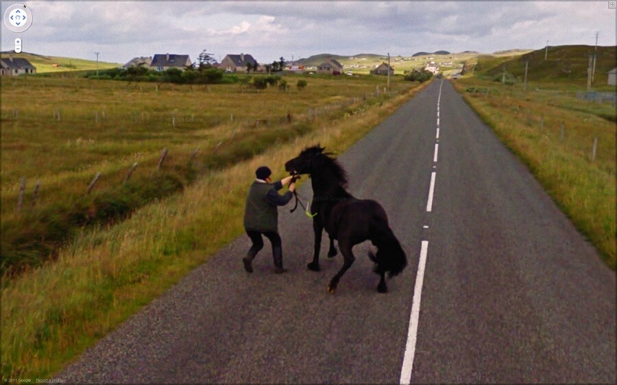 Photos insolites et inattendues sur Google Street View