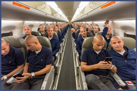 Pourquoi cet avion transporte-t-il 100 clones ? Timothy Labranche photo clones avion