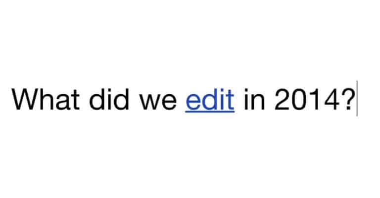 Wikipedia utilise Wikipedia pour faire une vidéo sur l&rsquo;année 2014