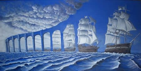 Ces 25 illusions d’optique de Rob Gonsalves sont de véritables casse-tête Illusions d'optique peintures Rob Gonsalves