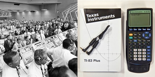 Apollo 11, Calculatrice