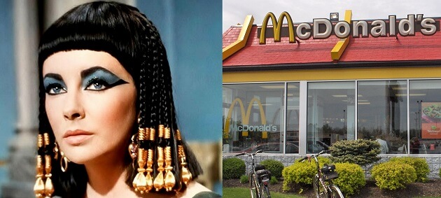 Cleopatre, Mcdonald's