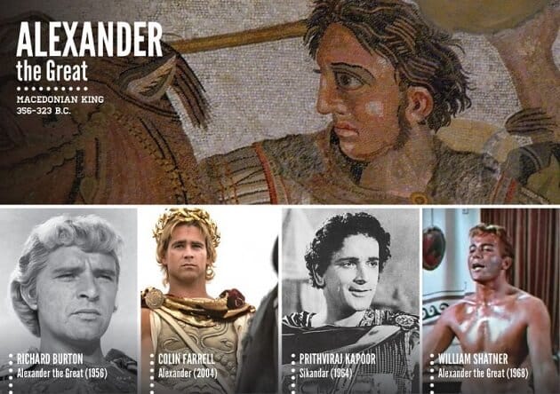 Personnages historiques, acteurs, tv, cinéma