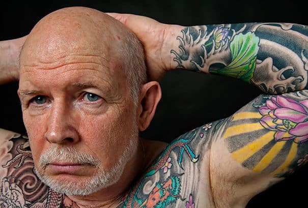 Tatouages personnes âgées, style et mode