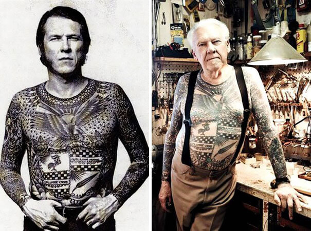Tatouages personnes âgées, style et mode