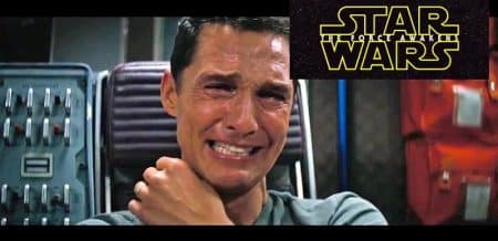 La réaction hilarante de Matthew McConaughey devant le trailer de Star Wars 7 Matthew McConaughey, réaction Star Wars trailer