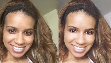 Tinder: avec et sans maquillage, elle teste les hommes Alexa Mitchell, retouche photo, Tinder