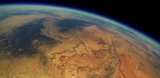 GoPro, stratosphère, Grand Canyon