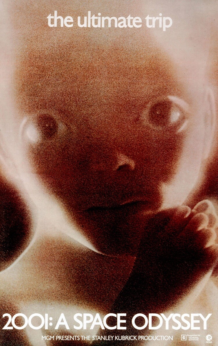 affiche de film, 2001 l'Odyssee de l'espace