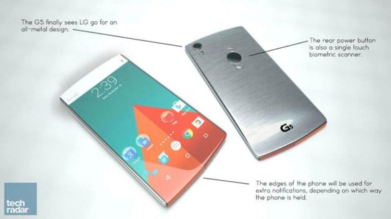 LG G5: les dimensions et le design révélés par des fuites !