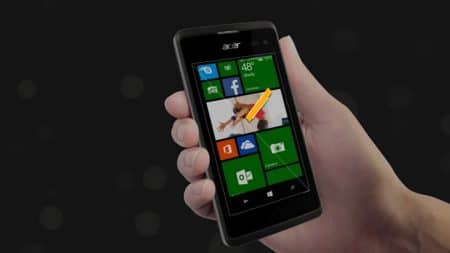 Acer: les applications Microsoft pré-installées sur les prochains smartphones Android Acer, applications Microsoft sous smartphones Android