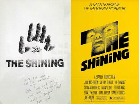 Des affiches de films célèbres que l’on n’a pas gardées affiche de film non retenue: Shining