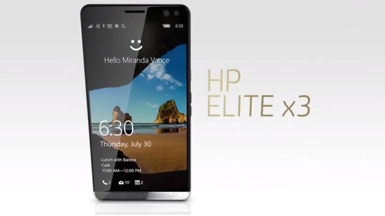 HP dévoile le Elite 3X, son premier smartphone professionnel sous Windows 10