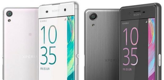 Sony Xperia PP10 blanc et gris foncé