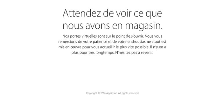 Keynote Apple : l’Apple Store est fermé, les nouveaux produits sont disposés dans les étals !