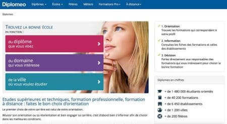 Diplomeo, le conseiller d’orientation en ligne Diplomeo, orientation, formations