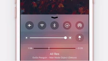iOS 10: premier concept original du nouveau Centre de contrôle personnalisable iOS 10, concept original