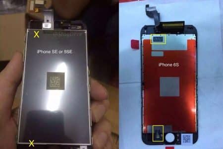 iPhone SE: l’écran du smartphone low-cost d’Apple circule sur le Net iPhone SE comparaison avec iPhone 6S