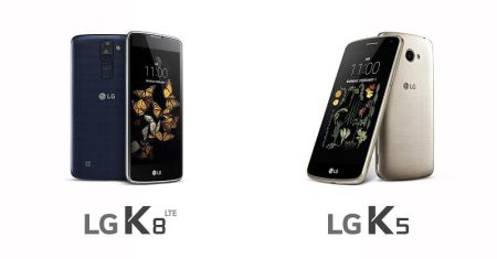 LG K8 et K5
