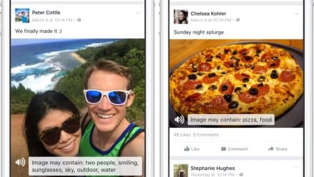 Facebook: les photos seront racontées aux personnes aveugles Facebook, description des photos pour les personnes malvoyantes