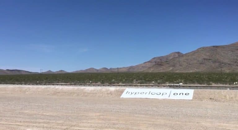 Hyperloop: premier essai réussi dans le désert du Nevada à 300 km/h