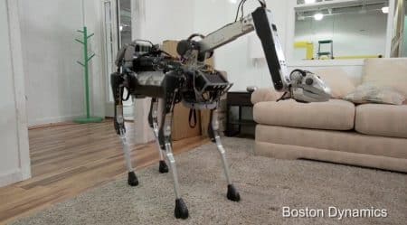 SpotMini, le robot de Boston Dynamics (Google) reconverti en auxiliaire de vie Boston Dynamics, SpotMini