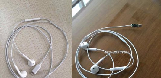 iPhone 7, écouteurs lightning