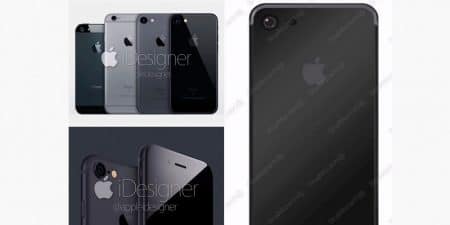 Voici à quoi pourrait ressembler l’iPhone 7 en Noir Sidéral ! iPhone 7, noir sidéral, fuite