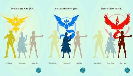 Pokémon Go: Bleue, rouge, jaune, quelle équipe choisir au lancement ?