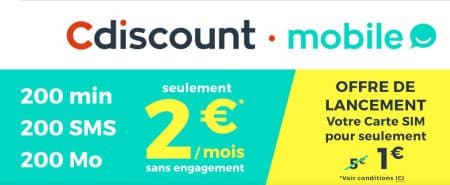 Cdiscount innove en lançant l’offre mobile la plus accessible du marché Offre Cdiscount mobile