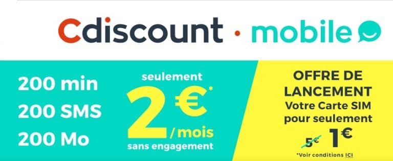 Cdiscount innove en lançant l&rsquo;offre mobile la plus accessible du marché