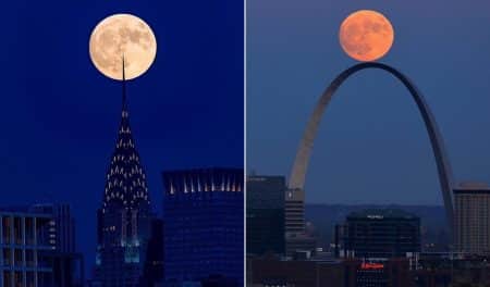 Super Lune, Chrysler Building, New York