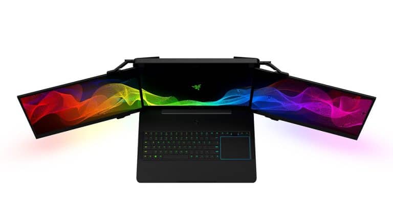 CES 2017 : Razer dégaine un PC portable doté de 3 écrans pour les gamers