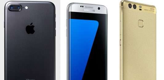 iPhone 7 Plus, le Galaxy S7 Edge, Huawei P9