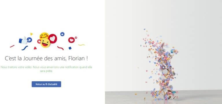 Facebook inonde déjà votre fil d&rsquo;actualité avec sa vidéo de la Journée des Amis