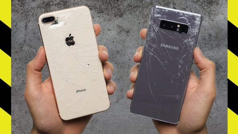 iPhone 8 Plus vs Galaxy Note 8 : lequel résiste le mieux aux chutes ?