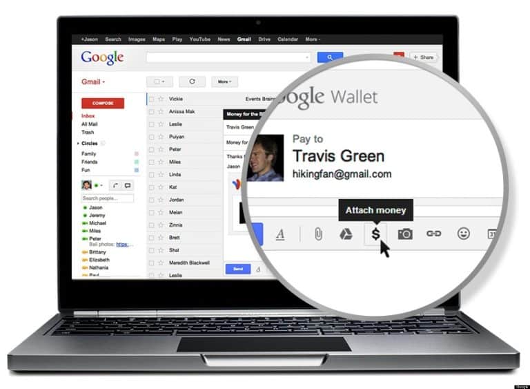 Gmail : l&rsquo;envoi et la réception d&rsquo;argent entre utilisateurs est désormais possible