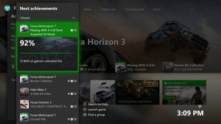 Microsoft a mis à jour l’interface utilisateur de la Xbox One