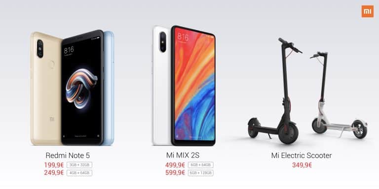 Xiaomi ouvre sa boutique physique en France et dévoile les Mi Mix 2S et Redmi Note 5