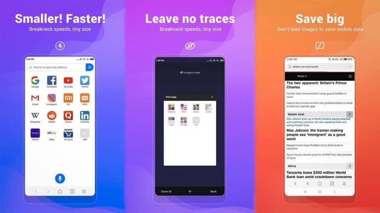 Xiaomi Mint Browser : prise en main d&rsquo;un navigeteur web ultra-léger