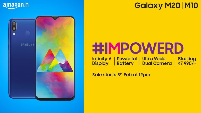 Samsung dévoile les Galaxy M10 et M20