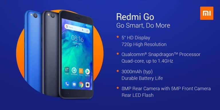 Xiaomi Redmi Go : le smartphone sous Android Go à moins de 80 euros est né !