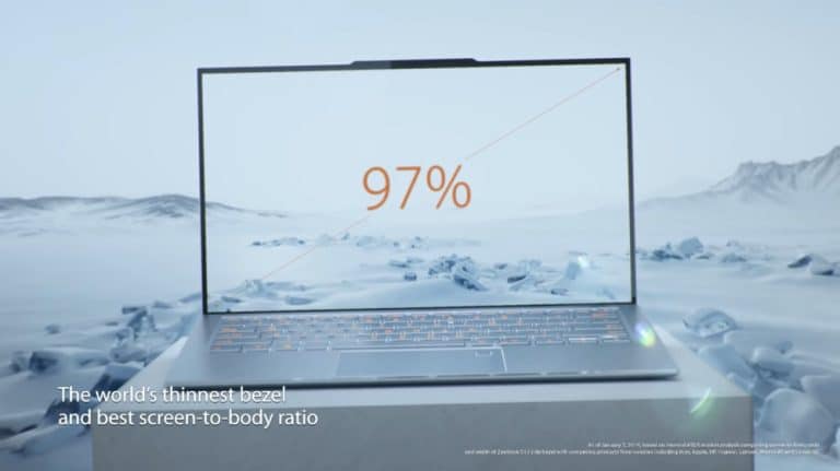 Asus ZenBook S13 : l&rsquo;ordinateur quasiment sans bordures est né !