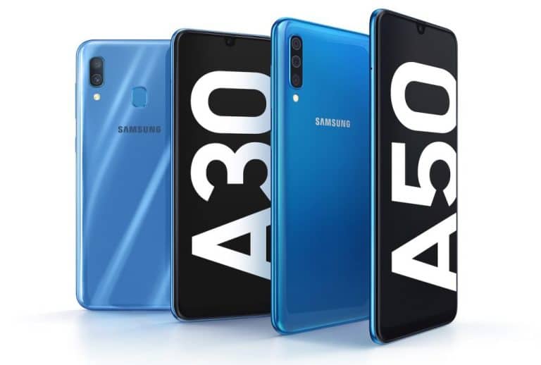 Samsung Galaxy A30 et A50 officiels : détails de leurs fiches techniques