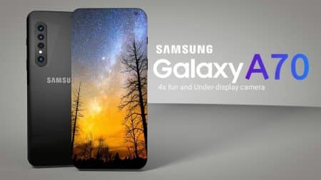 Galaxy A70 : sa fiche technique fuite en ligne, un autre smartphone avec écran Infinity-U