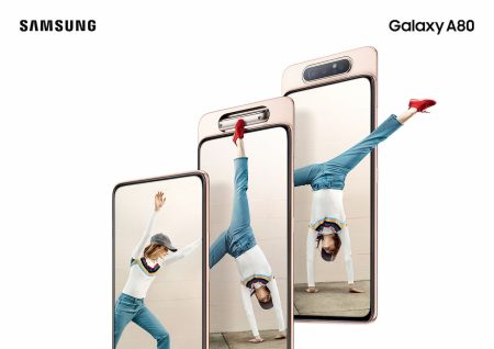 Samsung Galaxy A80 : un milieu de gamme à écran rétractile et caméra rotative