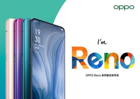 Oppo Reno : zoom 10x et capteur photo triangulaire au menu